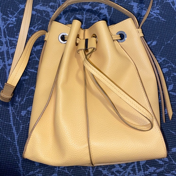 Zara Bags Zara Yellow Bucket Bag Poshmark
